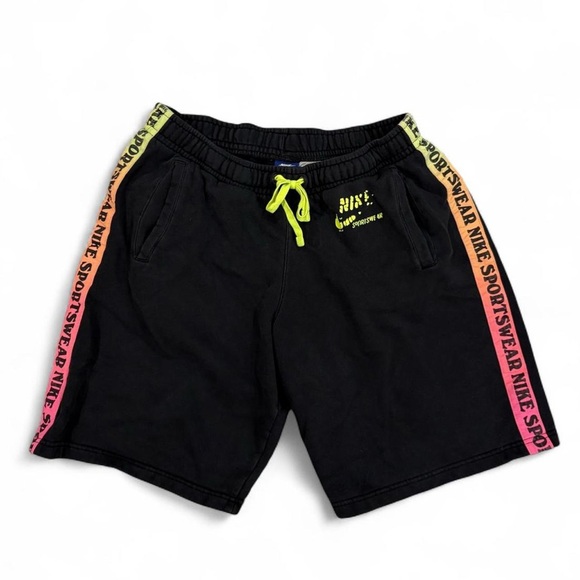 Nike Other - Nike Black Neon Sweat Shorts